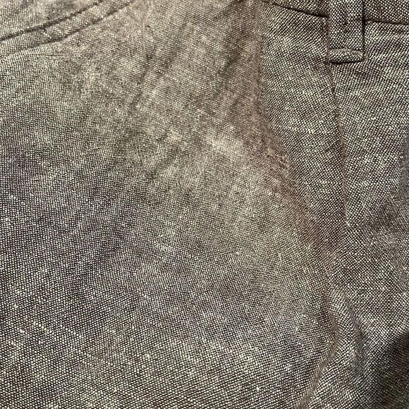 A New Day gray linen blend pleated ankle pants. Size 12. - Picture 5 of 5